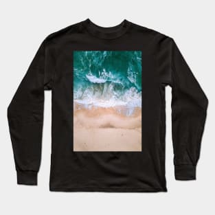 Ocean beach - Aesthetic Long Sleeve T-Shirt